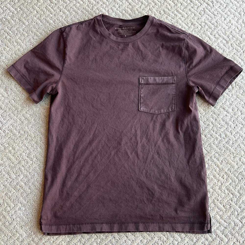 Banana Republic Brown Men’s 100% Cotton T-Shirt